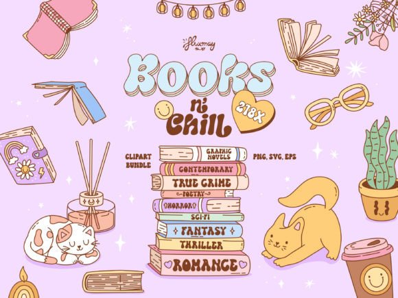 Reading Books and Chill Groovy Bundle