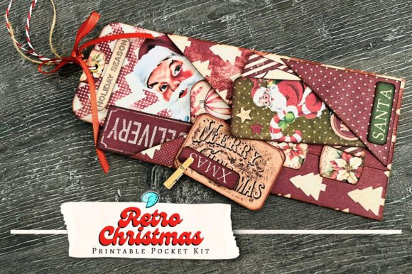 Retro Christmas Printable Pocket Kit Graphics 101371331 1 1 580x386 1
