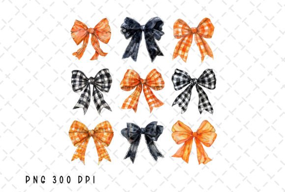 Retro Fall Coquette Bow Autumn Pumpkin