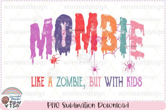 Retro Halloween Ghost Spider Web PNG
