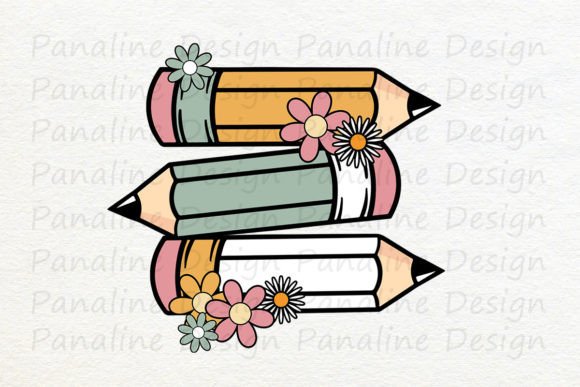 Retro Teacher Pencil