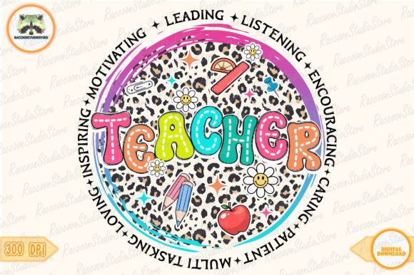 Retro Teacher Png, Back to School Png