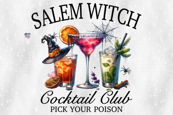 Salem Witch Cocktail Social Club PNG