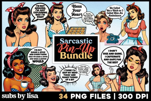 Sarcastic Funny Girl Sublimation Bundle