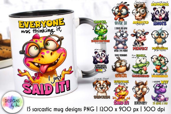 Sarcastic Mug Sublimation Bundle, Funny