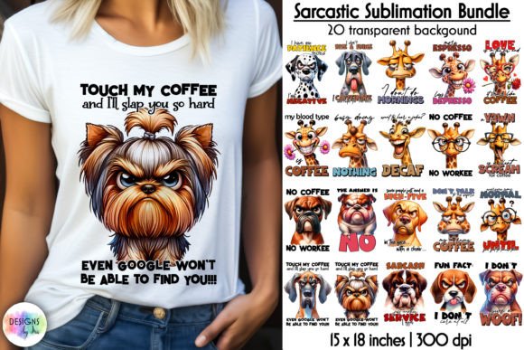 Sarcastic Sublimation Bundle, Funny Dogs