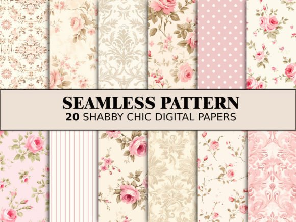 Seamless Floral Pattern Rose Scrapbook