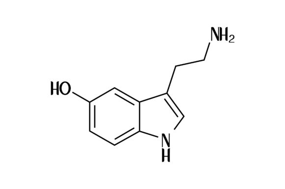 Serotonin Chemistry Symbols