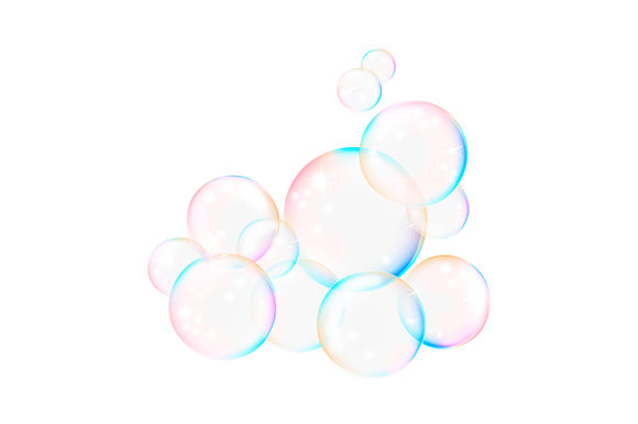 Shimmering Soap Bubbles