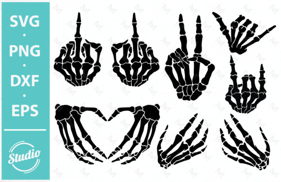 Skeleton Hands Svg, Skull Skeleton Hand