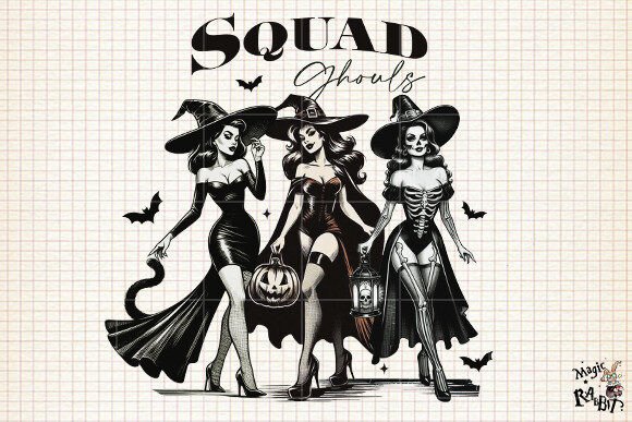 Squad Ghouls Halloween, Halloween PNG