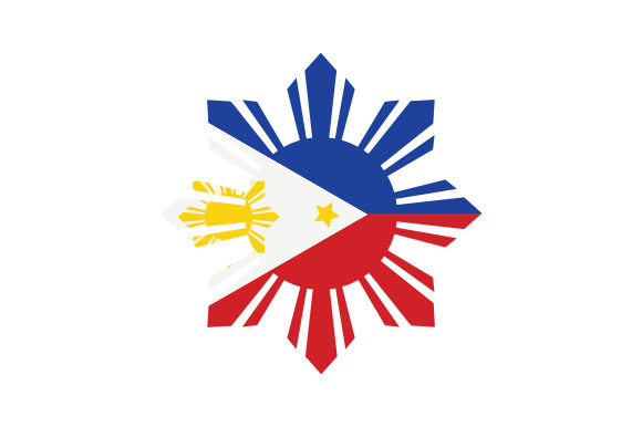 Star-shaped Philippine Flag