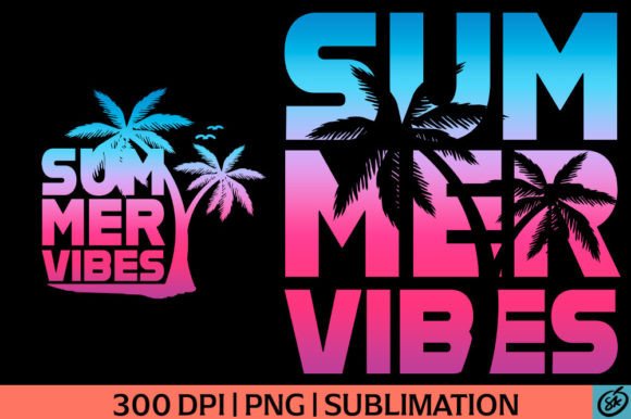 Summer Vibes PNG Sublimation