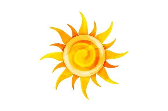 Sun – Watercolor