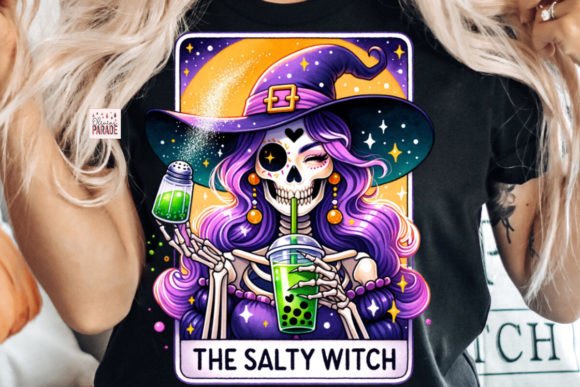 The Salty Witch Tarot PNG Halloween
