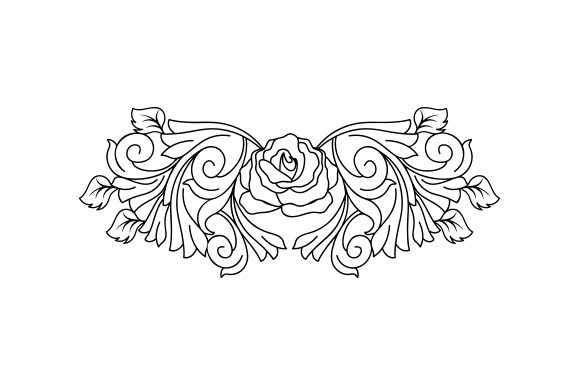 Tooled Leather Style Roses