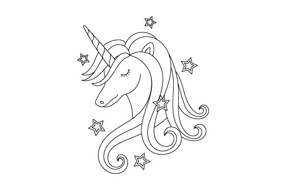 Unicorn – Coloring Book Design