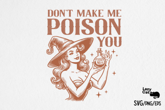 Vintage Halloween Witch SVG PNG