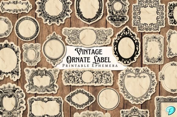 Vintage Ornate Label Printable Ephemera Graphics 101550968 1 1 580x386 1