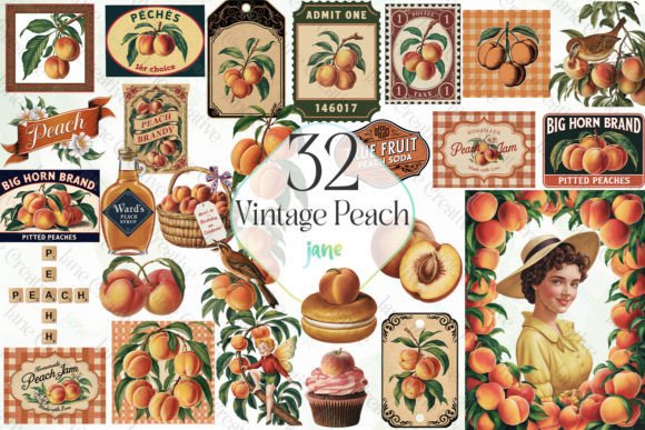 Vintage Peach Sublimation Bundle
