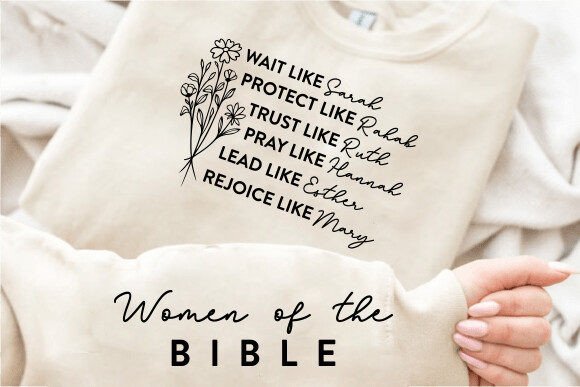 Women of the Bible Svg Sleeve Png