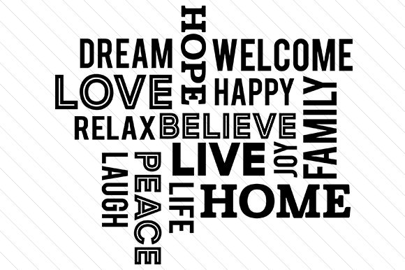 Family / Home / Love Wordcloud