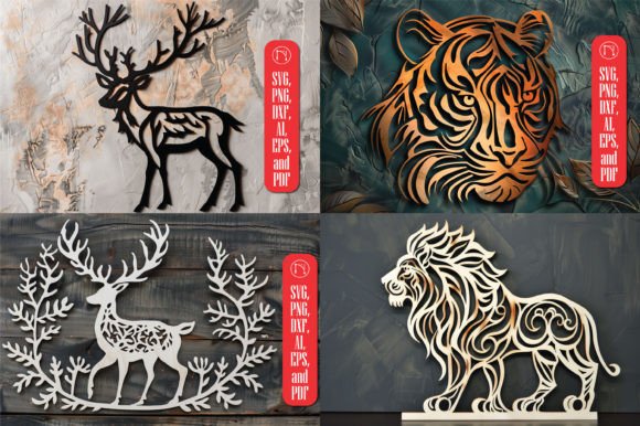 Laser Cut Animal SVG Crafting Bundle